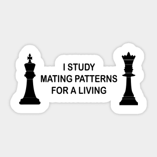 Funny Chess Design Sticker